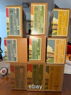 SGA-New York Yankees Hall of Fame statues from 2004, 2005 and 2006 set of 9 MINT