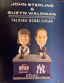 SGA Suzyn Waldman John Sterling Talking Bobblehead NY Yankee Broadcaster 8/19/22