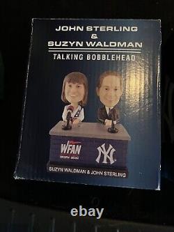 SGA Suzyn Waldman John Sterling Talking Bobblehead NY Yankee Broadcaster 8/19/22
