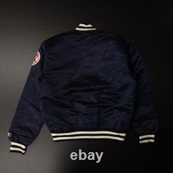 STARTER Stadium Jacket New York Yankees 80s Vintage Made in USA Navy Nylon M