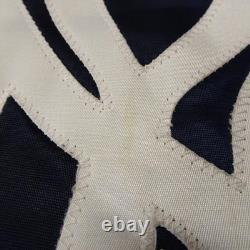 STARTER Stadium Jacket New York Yankees 80s Vintage Made in USA Navy Nylon M