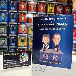 SUZYN WALDMAN JOHN STERLING New York Yankees WFAN MLB SGA Talking Bobblehead