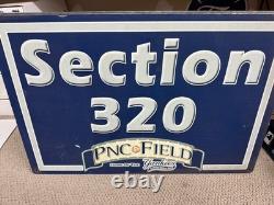 Scranton Wilkes-Barre Yankees PNC Field STADIUM SECTION SIGN 16x24 ORIGINAL