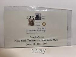 Sealed Inaugural Subway Series New York Yankees v Mets Metro Card SGA 97 Jeter