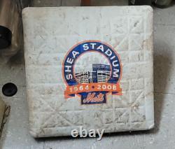 Shea Stadium Final Subway Series Game Used 3rd Base Mets Yankees 6/27/08 COA
