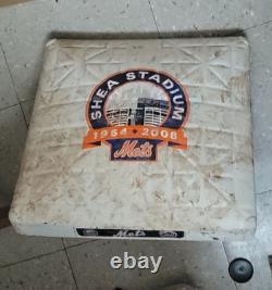 Shea Stadium Final Subway Series Game Used 3rd Base Mets Yankees 6/27/08 COA
