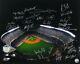 Signed By 26 Ny Yankees Baseball Greats 16x20 Photo Beckett 2008 Yankee Stadium