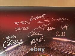 Signed by 26 NY Yankees Baseball Greats 16x20 Photo Beckett 2008 Yankee Stadium