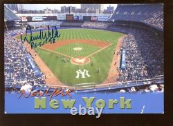 Six David Wells PG 5-17-98 Autographed New York Yankee Stadium Postcards (6)