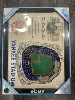 Stadium Views 3D Wood Wall Display Yankee Stadium NIB Ready To Hang 26x20x4