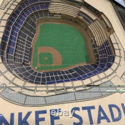 Stadium Views 3D Wood Wall Display Yankee Stadium NIB Ready To Hang 26x20x4