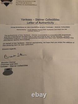 Steiner Sports Memorabilia Brand Authentic OldNew York Yankee Stadium Dirt 6X4