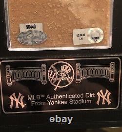 Steiner Sports Memorabilia Brand Authentic OldNew York Yankee Stadium Dirt 6X4
