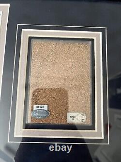 Steiner Sports Yankee Stadium Final Game Ticket Dirt Box Score Framed COA