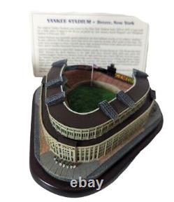 The Danbury Mint Yankee Stadium Baseball NYY Yankees Replica COA Certificate NIB
