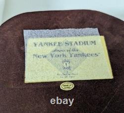 The Danbury Mint Yankee Stadium Baseball NYY Yankees Replica COA Certificate NIB