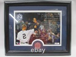 The Highland Mint New York Yankees Derek Jeter Yankee Stadium Final Game Quote M