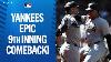 The New York Yankees Score 4 In The 9th For The Comeback Win