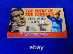 The Pride of the Yankees Babe Ruth (Used Bat) & (Yankee Stadium Brick)