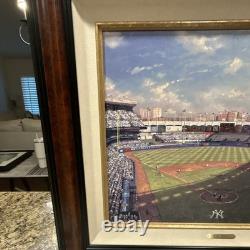 Thomas Kinkade New York Yankees Yankee Stadium Framed Print with MLB Hologram