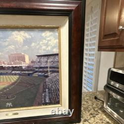 Thomas Kinkade New York Yankees Yankee Stadium Framed Print with MLB Hologram