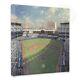 Thomas Kinkade Yankee Stadium 14 X 14 Canvas Wrap Major League Baseball