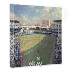 Thomas Kinkade Yankee Stadium 14 x 14 Canvas Wrap Major League Baseball
