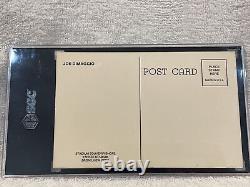 VERY RARE 1960's Joe DiMaggio Yankee Stadium Postcard, SGC 7.5, New York Yankees