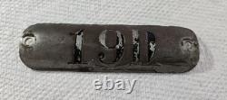 VINTAGE 1923 YANKEE STADIUM Metal Seating Post Plaque SECTION 19D RUTH GEHRIG
