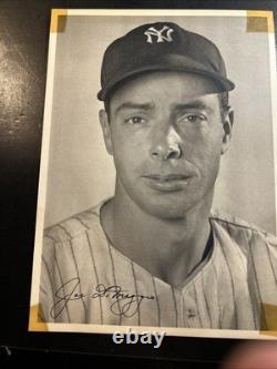 Vintage 1948-49 Joe DiMaggio New York Yankees Stadium Souvenir Photo Original EX