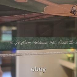 Vintage 90s Bud Light Beer Bar Sign Mirror New York Yankee Stadium LARGE 36x28
