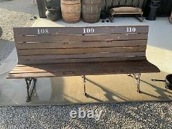 Vintage Baseball Stadium 67 Wooden Bench Seat 67 x 32 NEW YORK YANKEES RUTH