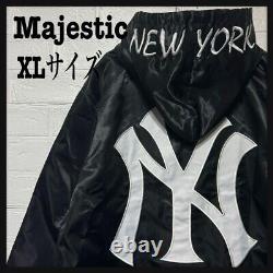 Vintage New York Yankees Stadium Jumper Majestic Logo Embroidery Patch XL