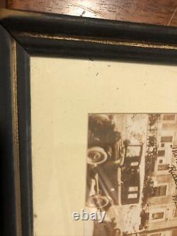 Vintage Photo/Print/Reprint Old Yankee Stadium Babe Ruth New York Inscribed