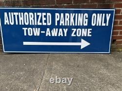 Vintage Yankee Stadium Authorized Parking Sign RARE Steiner LOA Holograms