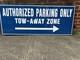 Vintage Yankee Stadium Authorized Parking Sign Rare Steiner Loa Holograms