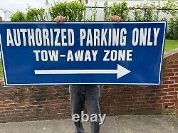 Vintage Yankee Stadium Authorized Parking Sign RARE Steiner LOA Holograms