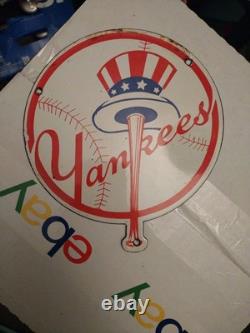 Vintage Yankee Stadium MLB Baseball Bronx New York Porcelain Sign