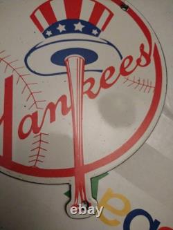 Vintage Yankee Stadium MLB Baseball Bronx New York Porcelain Sign