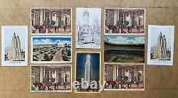 Vintage postcards NYC Yankee Stadium WALDORF-ASTORIA Empire State Building