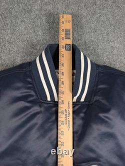 Vtg New York Yankees Stadium Satin Jacket Majestic Mens 2XL Bomber Varsity EUC