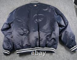 Vtg New York Yankees Stadium Satin Jacket Majestic Mens 2XL Bomber Varsity EUC