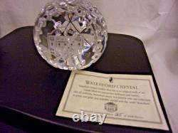 Waterford Crystal New York Yankee Stadium Baseball Paperweight #25/2008