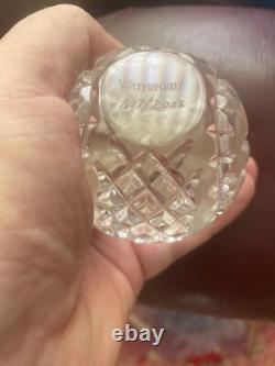 Waterford Crystal New York Yankee Stadium Commemorative Baseball Paperweight