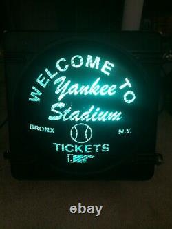 Welcome To Yankee Stadium Bronx New York Traffic Light Sign Sports Novelty