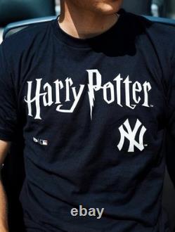 XL Harry Potter New York Yankees Yankee Stadium Exclusive Navy T-Shirt