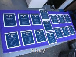 YANKEES facade 8 x 5 inch 3-D sections 3D SIGN Stadium fence baseball NY
