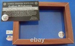 YANKEE STADIUM DUGOUT PAD DISPLAY Ruth Mantle DiMaggio Jeter Maris Judge Yogi