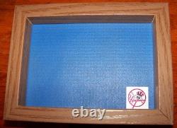 YANKEE STADIUM DUGOUT PAD DISPLAY Ruth Mantle DiMaggio Jeter Maris Judge Yogi