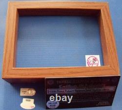 YANKEE STADIUM DUGOUT PAD DISPLAY Ruth Mantle DiMaggio Jeter Maris Judge Yogi